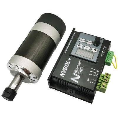 DC 48v 500w Er11 Brushless Spindle Motor Air Cooled 57mm
