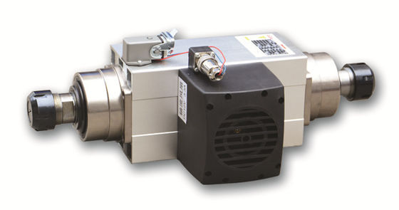 Gdz120x103-6 Mesin Penggilingan Cnc Spindle Motor ER32 6.5kw Air Cooled Double Head